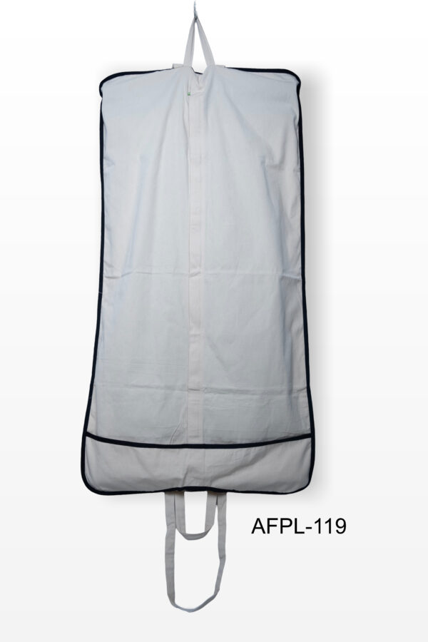 Cotton Garment Cover | Recycled Cotton | Logo Print | Brand Packaging | Garment Bag | Natural Cotton | Silk Screen Print | Eco Bag | Washable and Durable bag | AFPL- 119 - Image 2