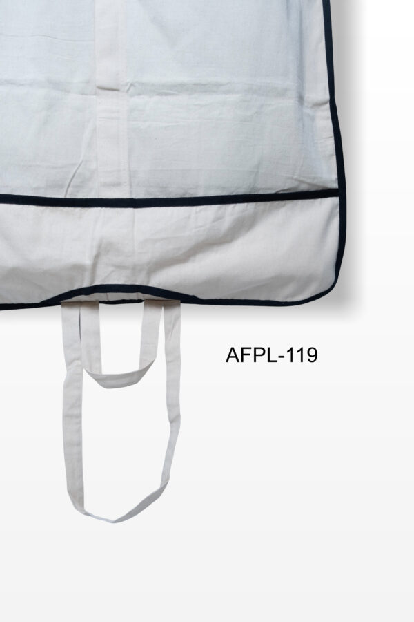 Cotton Garment Cover | Recycled Cotton | Logo Print | Brand Packaging | Garment Bag | Natural Cotton | Silk Screen Print | Eco Bag | Washable and Durable bag | AFPL- 119 - Image 3