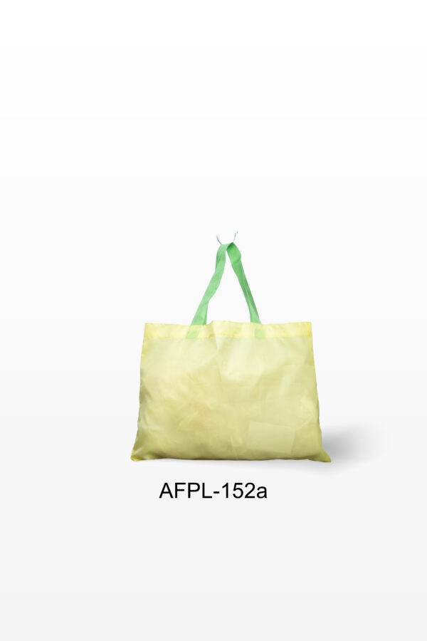 Polyester Bag | Brand Packaging Bag | Reusable, Washable & Durable Bag, Dyed Yellow fabric, Silk screen print, Budget friendly bag, Eco Bag | AFPL- 152A - Image 3