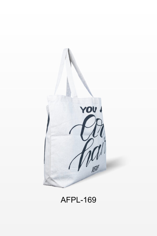 Natural Cotton Bag | Shopping Bag | Grocery Bags | Silk Screen Print Bags | Durable & Reusable Bag | Packaging bag | Unisex bag | Brand Bag | AFPL- 169 - Image 3