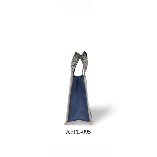 Juco and Jute Bag | Tote bag | Polyester Handles | AFPL 095 - Image 2