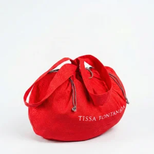 ORGANIC CANVAS DRAWSTRING TOTE | TISSA | AFPL - 133 (red)